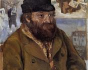 卡米耶 毕沙罗 : Portrait of Paul Cezanne